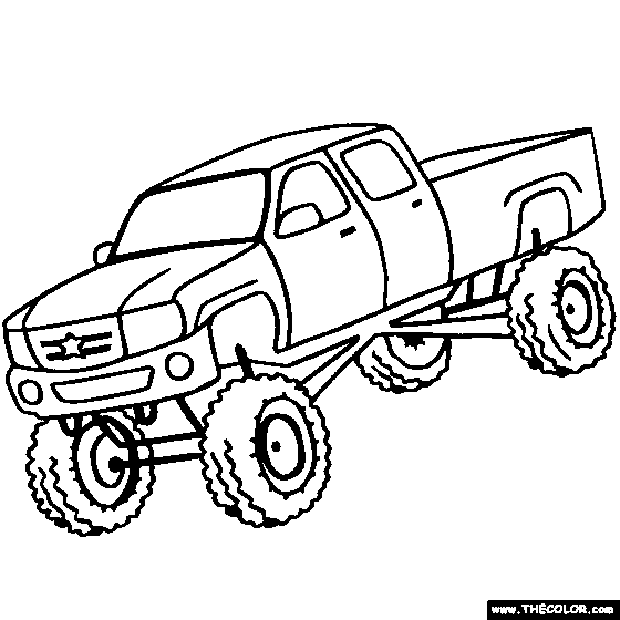 Truck coloring pages | color printing | coloring sheets | #24