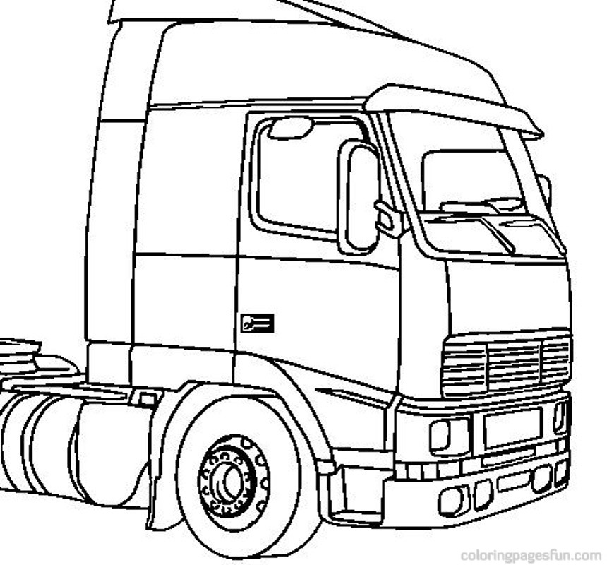 Truck coloring pages | color printing | coloring sheets | #26