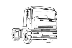 Truck coloring pages | color printing | coloring sheets | #32