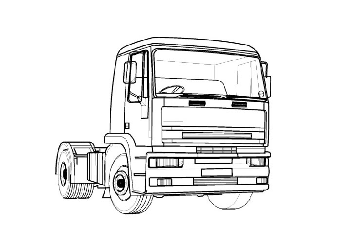  Truck coloring pages | color printing | coloring sheets | #32
