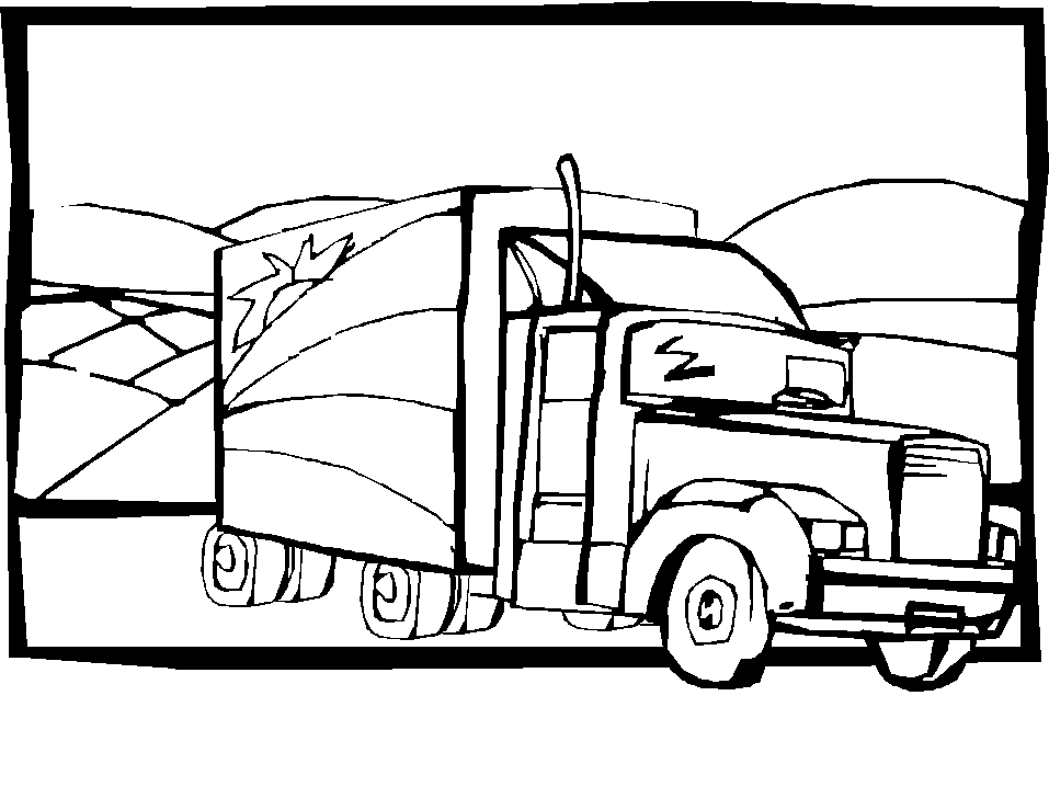 Truck coloring pages | color printing | coloring sheets | #34
