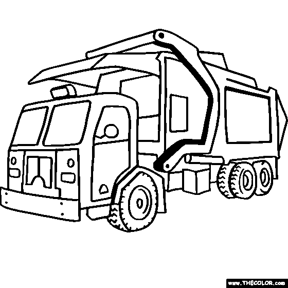 Truck coloring pages | color printing | coloring sheets | #42