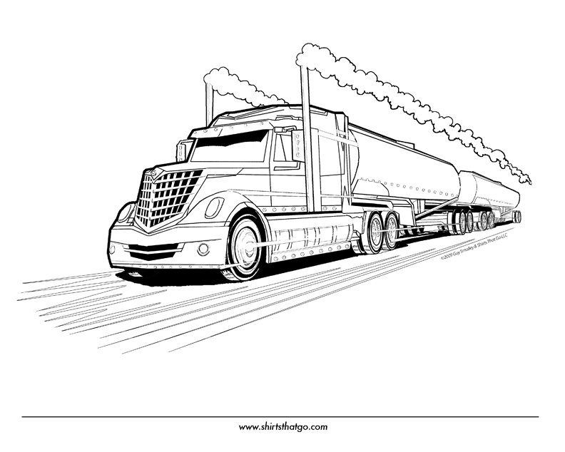 Truck coloring pages | color printing | coloring sheets | #49
