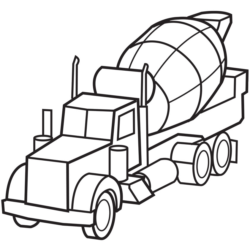  Truck coloring pages | color printing | coloring sheets | #50