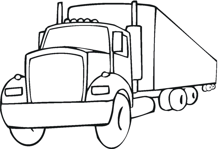  Truck coloring pages | color printing | coloring sheets | #56