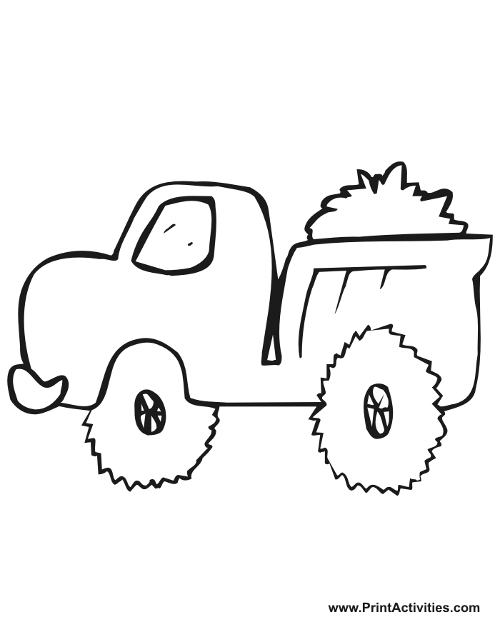 Truck coloring pages | color printing | coloring sheets | #59