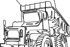 Truck coloring pages | color printing | coloring sheets | #7
