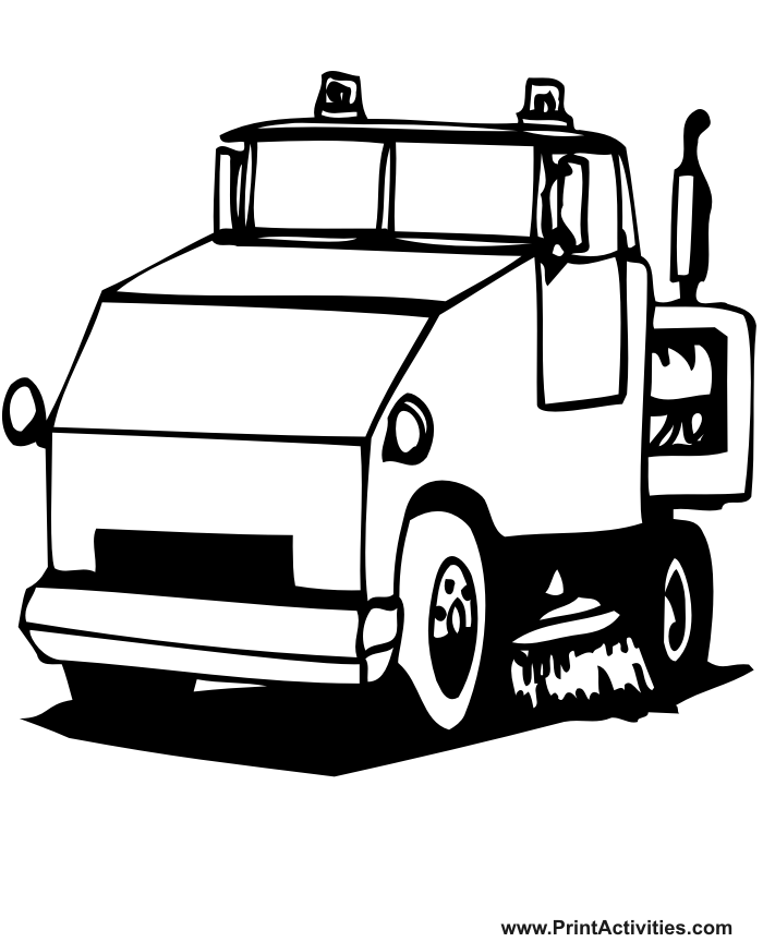 Truck coloring pages | color printing | coloring sheets | #70