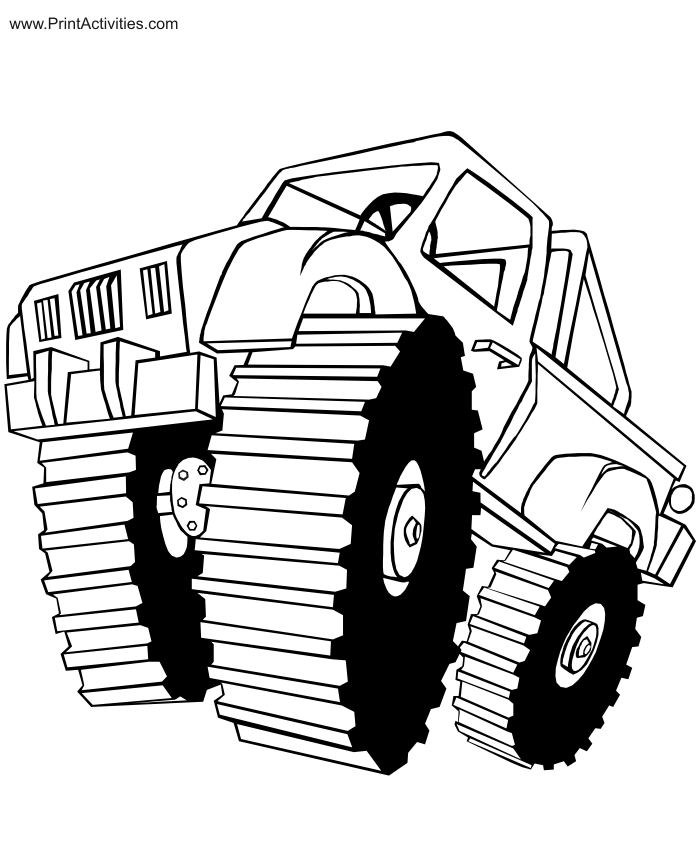 Truck coloring pages | color printing | coloring sheets | #75