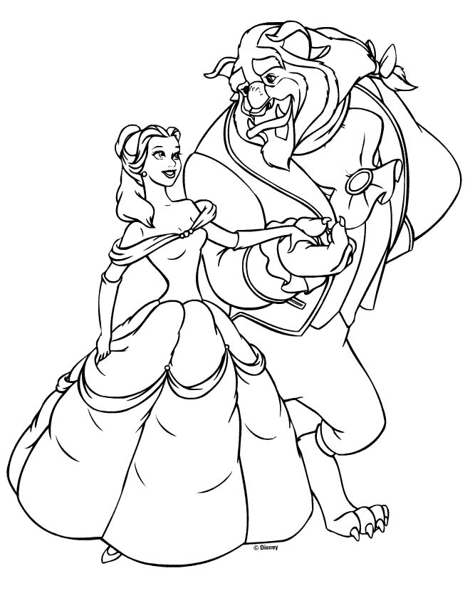  Best couple FREE Disney coloring pages