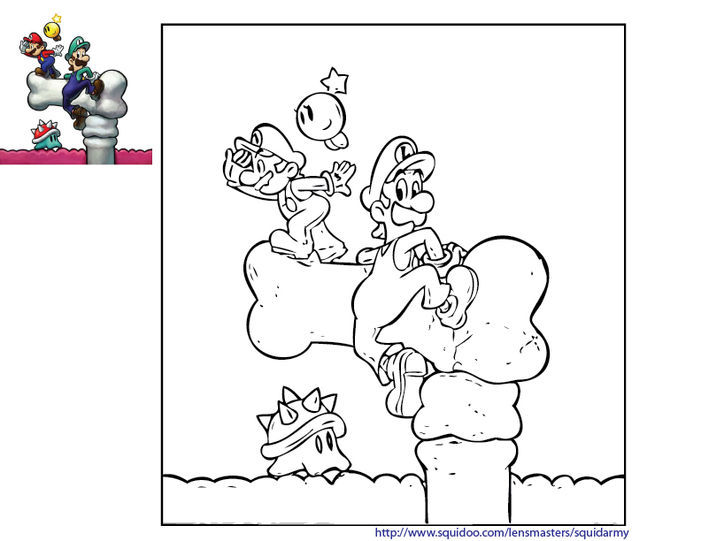  Bones Mario coloring pages | Mario Bros games | Mario Bros coloring pages | color online