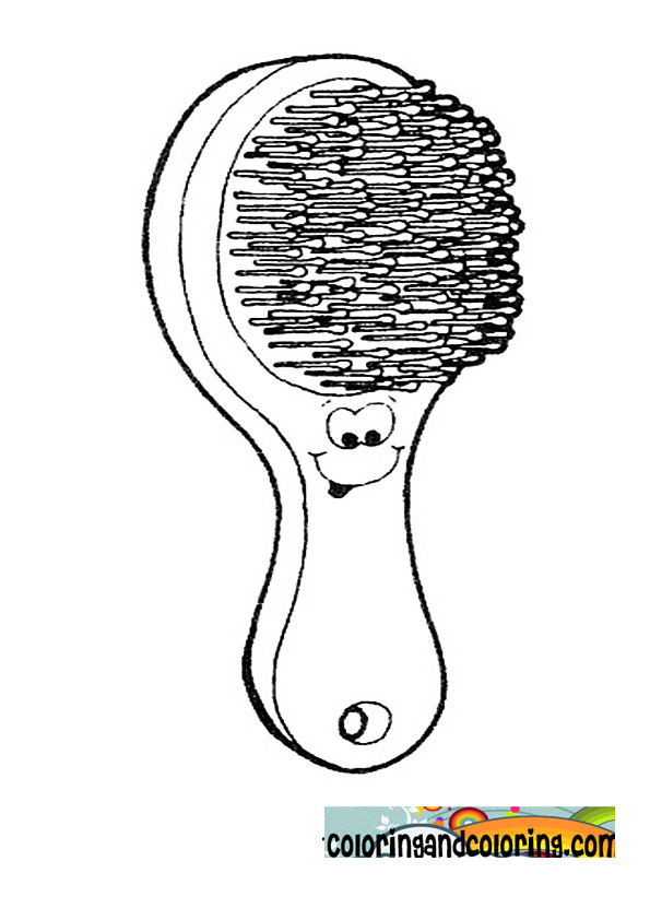  Brush Hair coloring pages | Hairstyles | Haircuts