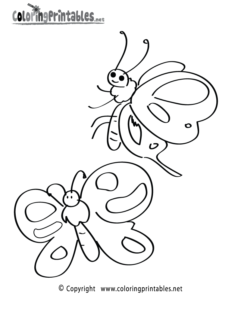 Butterfly coloring pages | Butterfly coloring pages for kids | #10