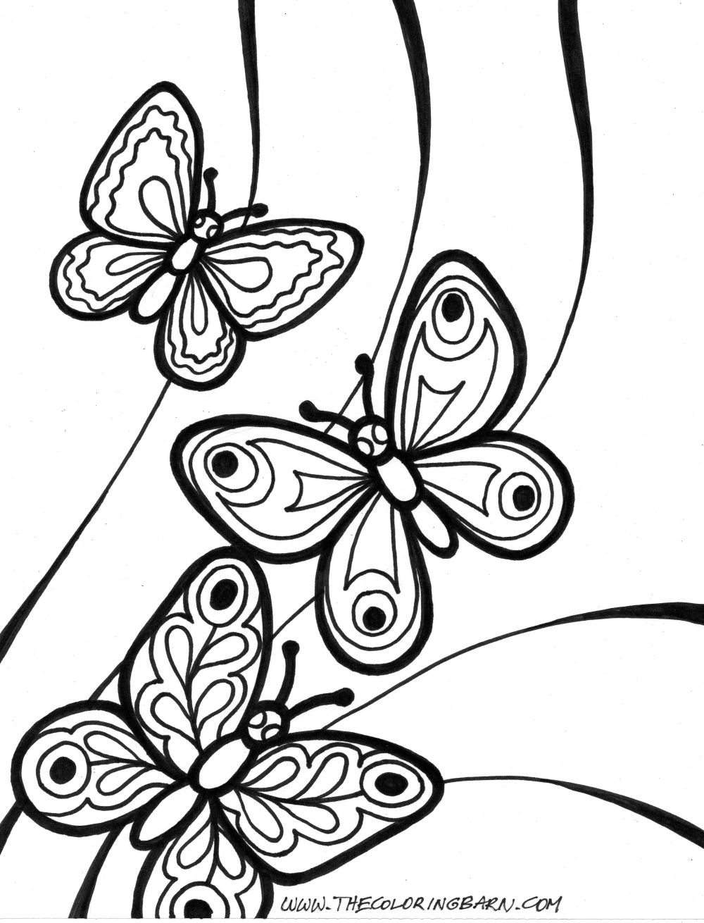  Butterfly coloring pages | Butterfly coloring pages for kids | #15
