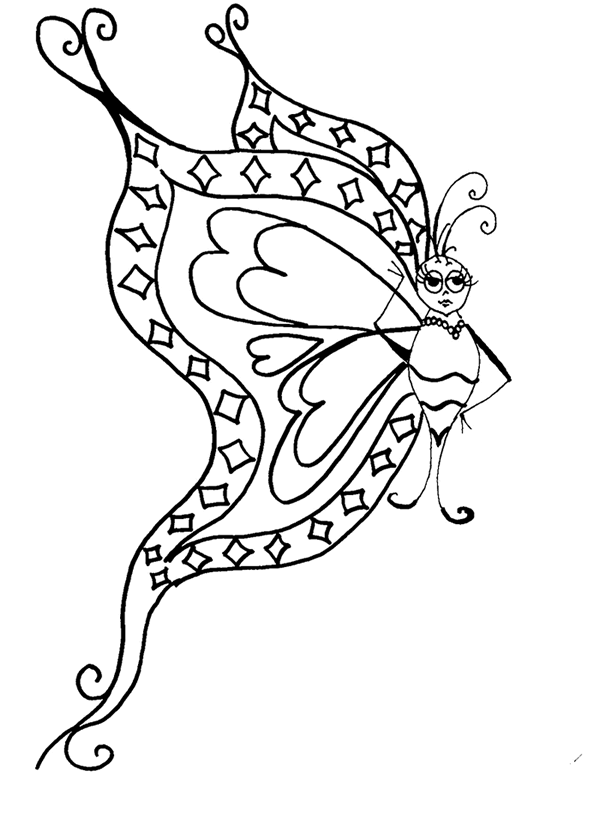 Butterfly coloring pages | Butterfly coloring pages for kids | #29