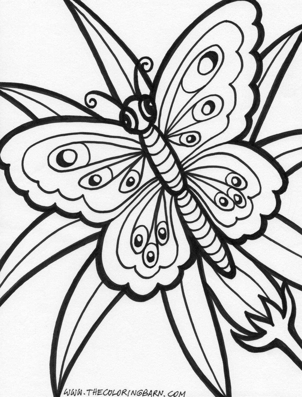  Butterfly coloring pages | Butterfly coloring pages for kids | #38