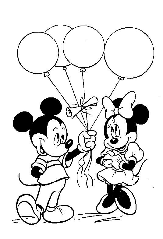 Cute FREE Disney coloring pages