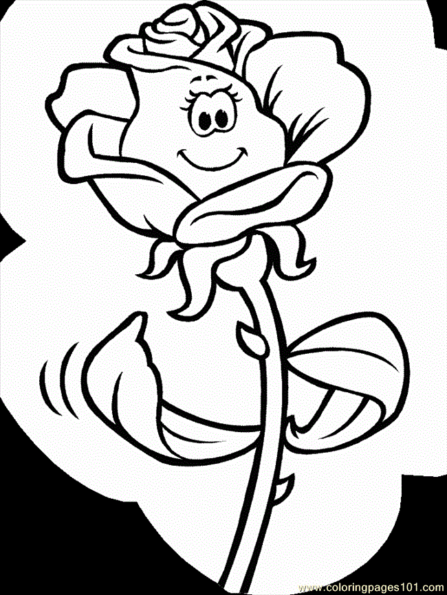 Flowers coloring pages | color printing | Flower | Coloring pages free | #16