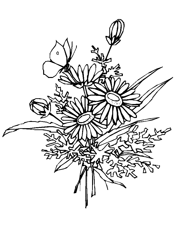 Flowers coloring pages | color printing | Flower | Coloring pages free | #23