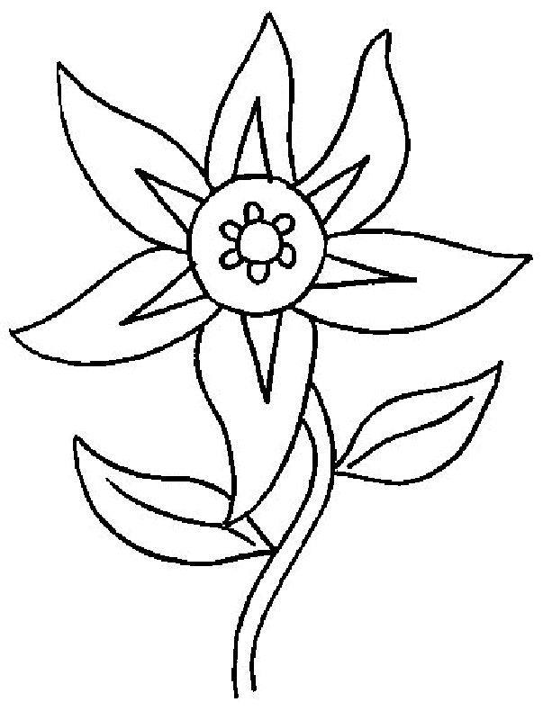 Flowers coloring pages | color printing | Flower | Coloring pages free | #24