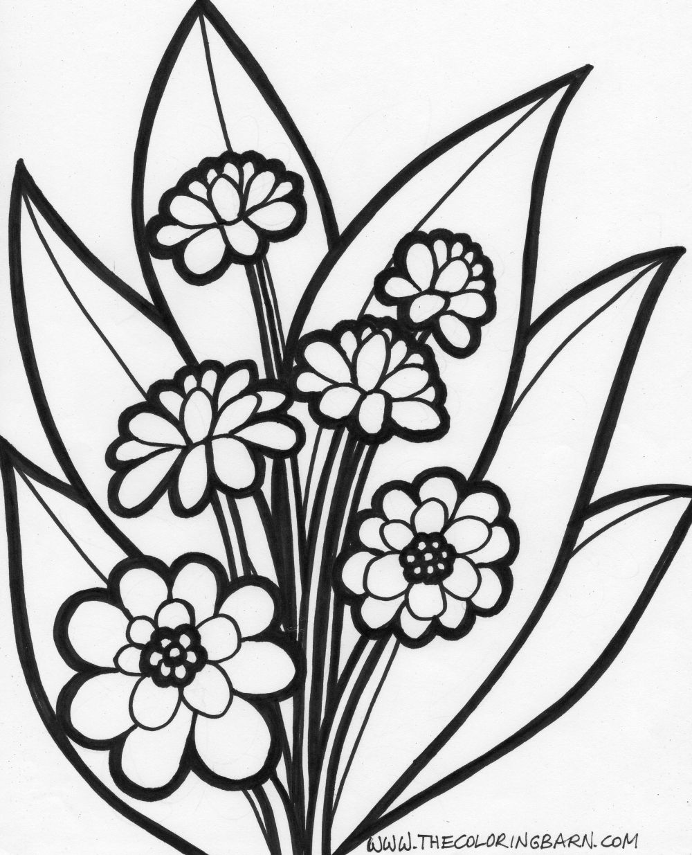  Flowers coloring pages | color printing | Flower | Coloring pages free | #25