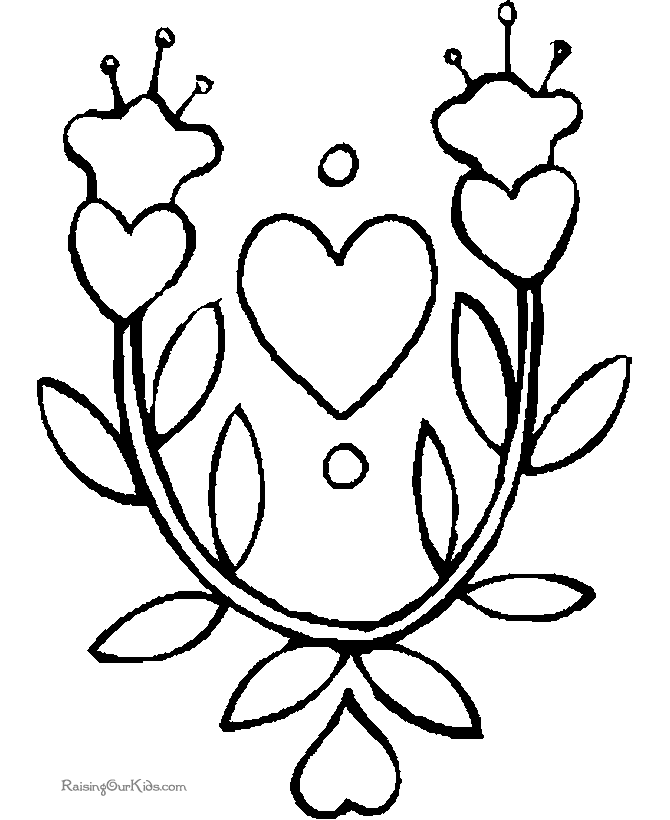 Flowers coloring pages | color printing | Flower | Coloring pages free | #27