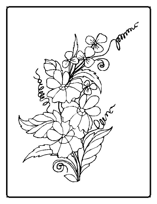  Flowers coloring pages | color printing | Flower | Coloring pages free | #28