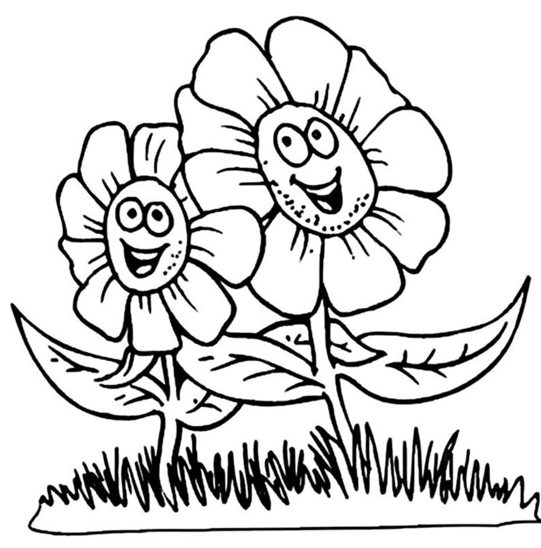  Flowers coloring pages | color printing | Flower | Coloring pages free | #30