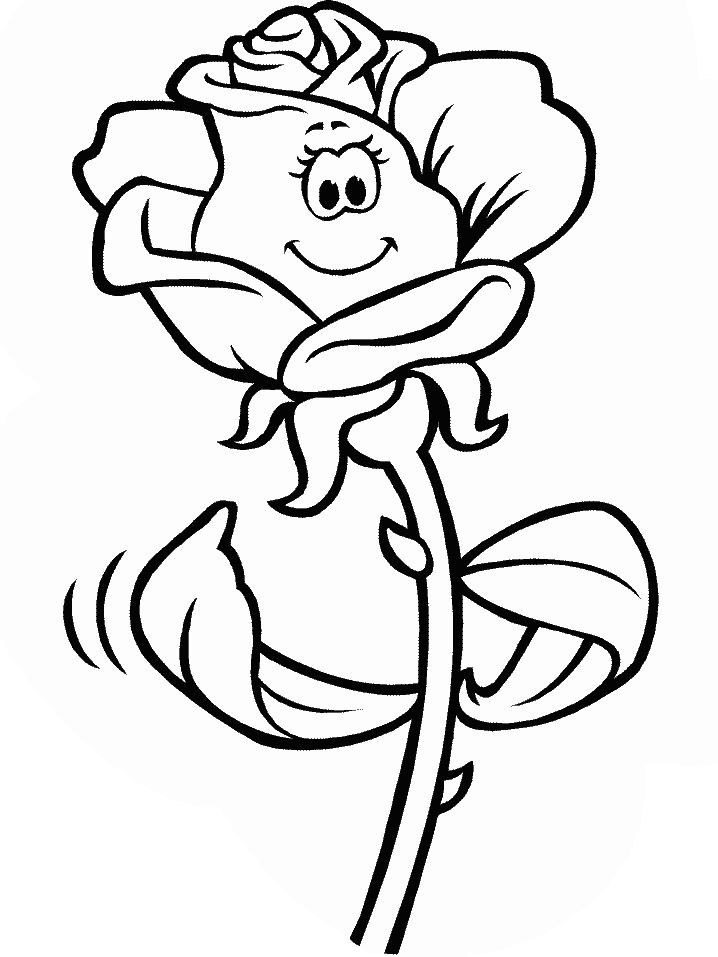 Flowers coloring pages | color printing | Flower | Coloring pages free | #4