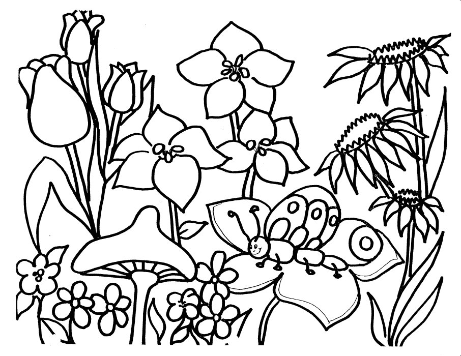  Flowers coloring pages | color printing | Flower | Coloring pages free | #43