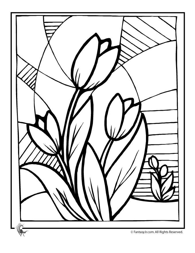 Flowers coloring pages | color printing | Flower | Coloring pages free | #45