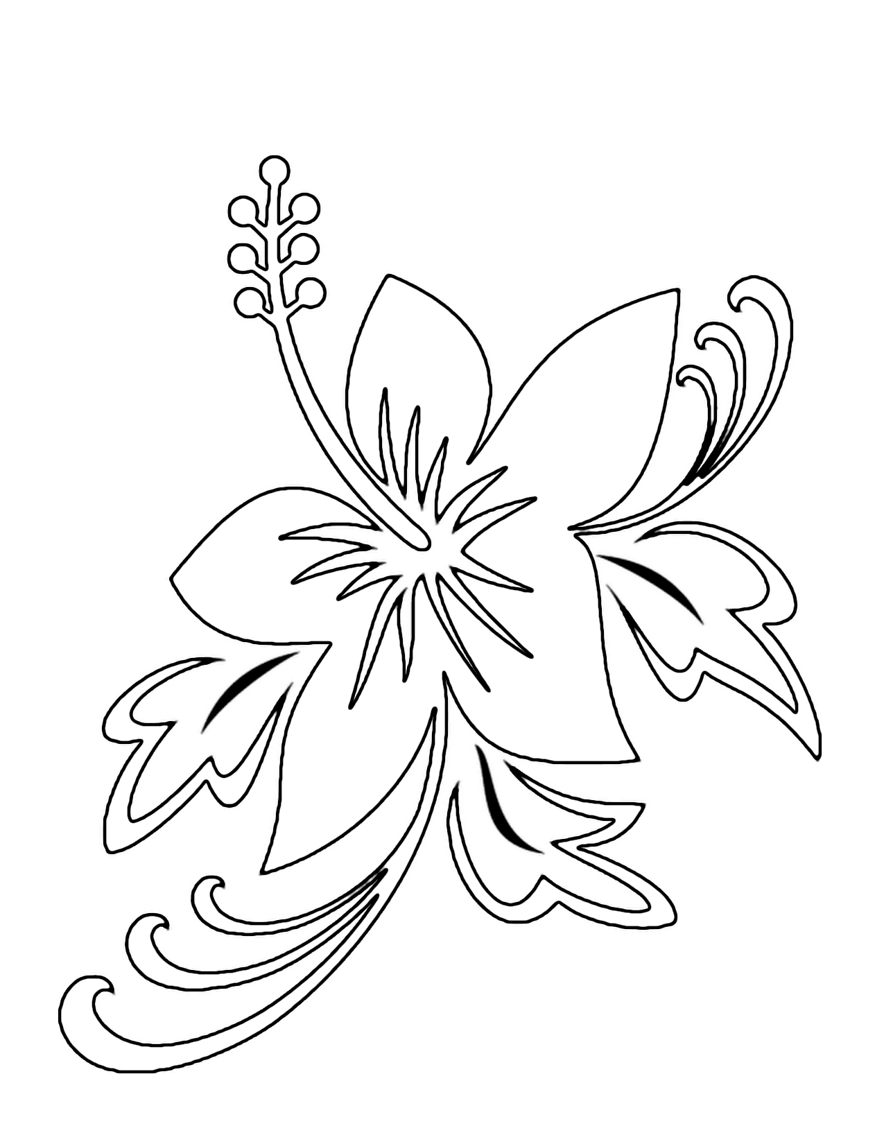  Flowers coloring pages | color printing | Flower | Coloring pages free | #47