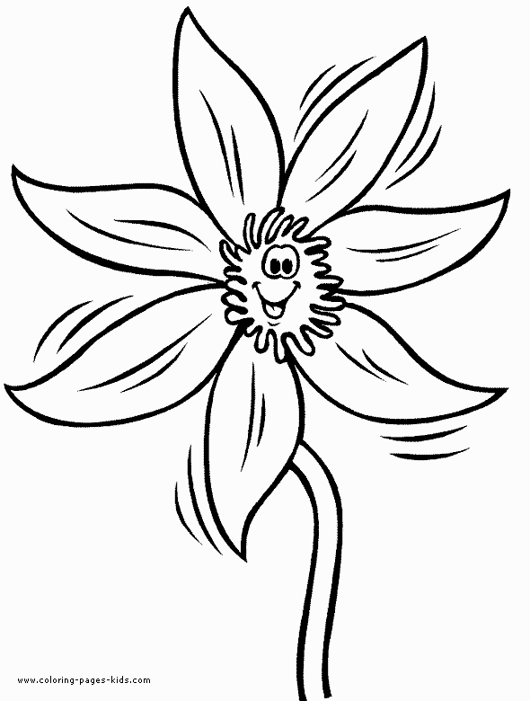 Flowers coloring pages | color printing | Flower | Coloring pages free | #48