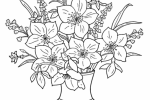 Flowers coloring pages | color printing | Flower | Coloring pages free | #49