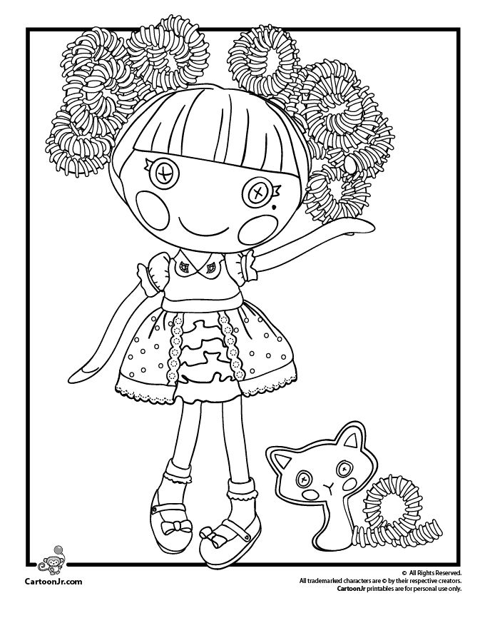 Lalaloopsy coloring pages | coloring pages for girls online | color pages for girls | #17