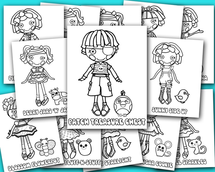 Lalaloopsy coloring pages | coloring pages for girls online | color pages for girls | #26