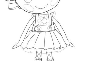 Lalaloopsy coloring pages | coloring pages for girls online | color pages for girls | #6