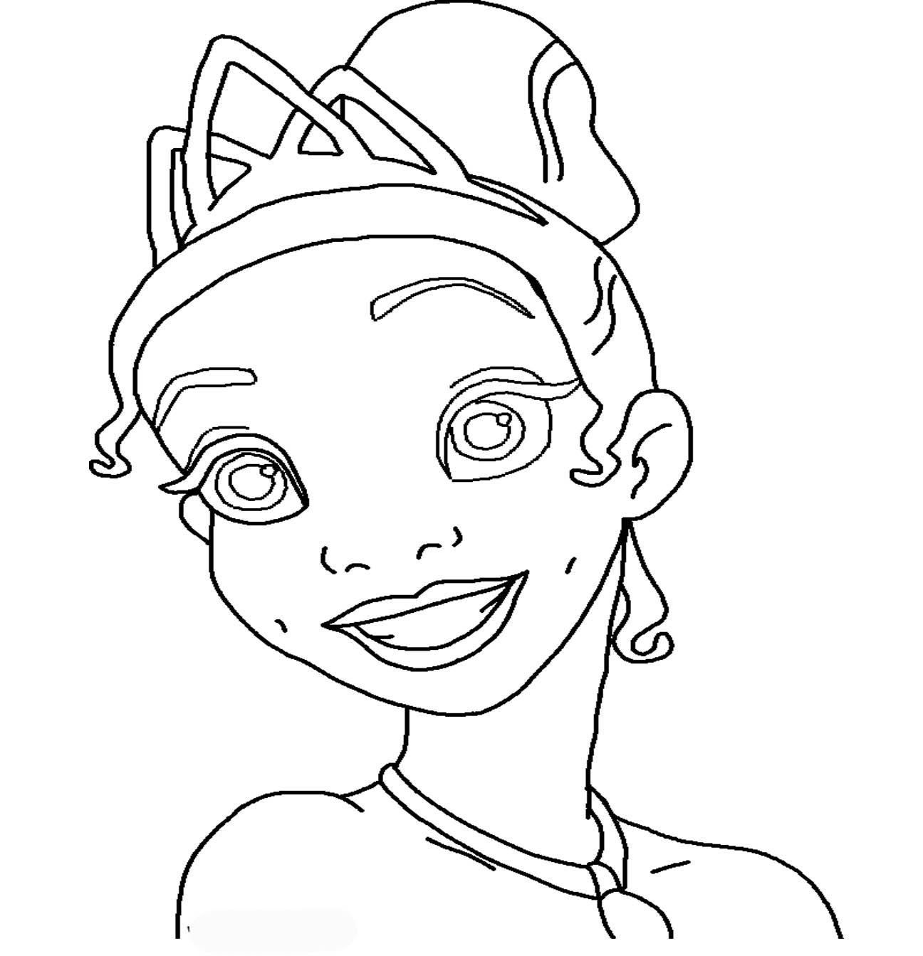  Little Girl FREE Disney coloring pages