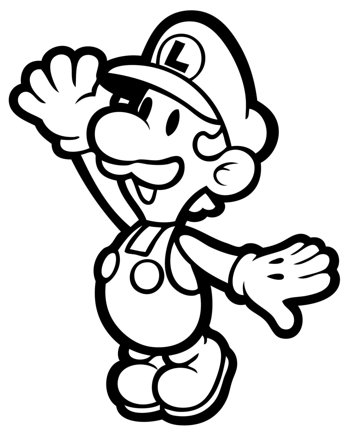  Luigi and Mario coloring pages | Mario Bros games | Mario Bros coloring pages | color online