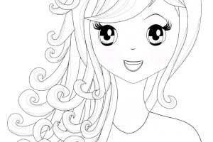 Manga Hair coloring pages | Hairstyles | Haircuts