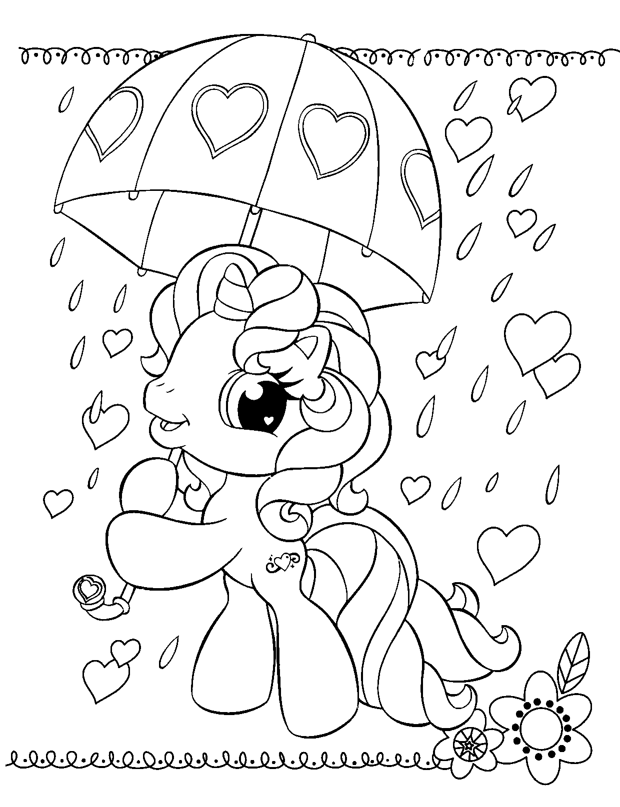  My little pony coloring pages | girl coloring pages | color pages | #10