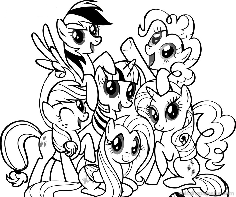  My little pony coloring pages | girl coloring pages | color pages | #23