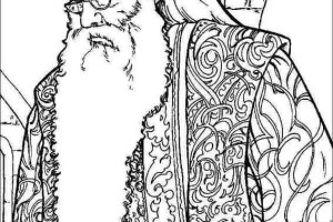 Old Master of Harry Potter coloring pages | color online