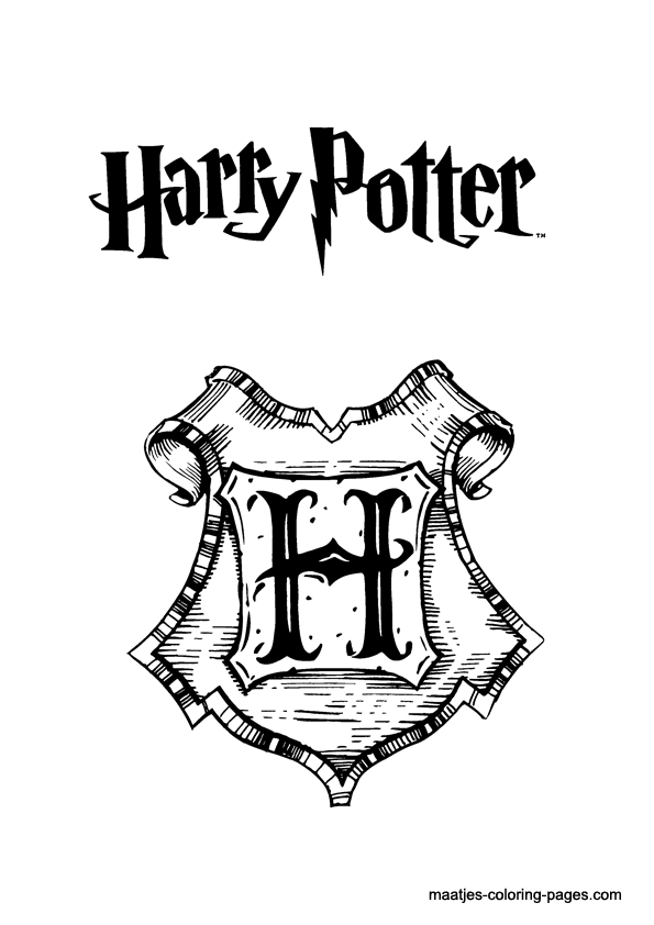  Sign Harry Potter coloring pages | color online