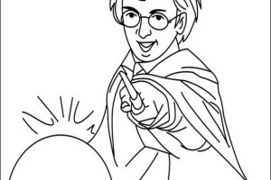 Testing Harry Potter coloring pages | color online