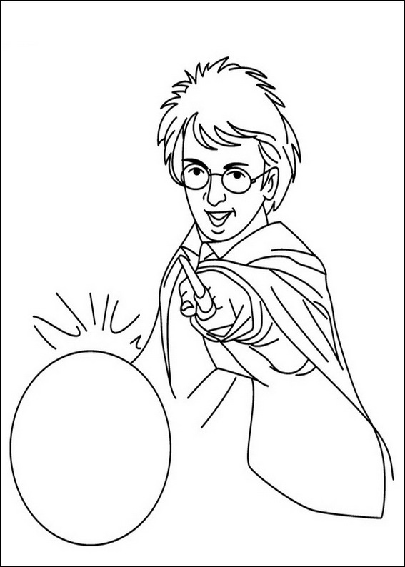  Testing Harry Potter coloring pages | color online