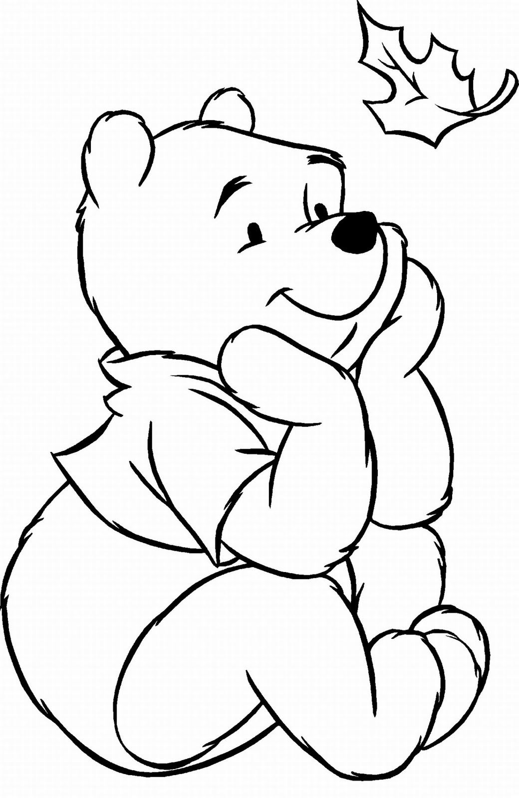 Winnie FREE Disney coloring pages
