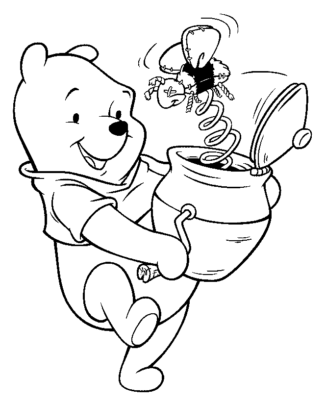 Winnie l'ourson FREE Disney coloring pages