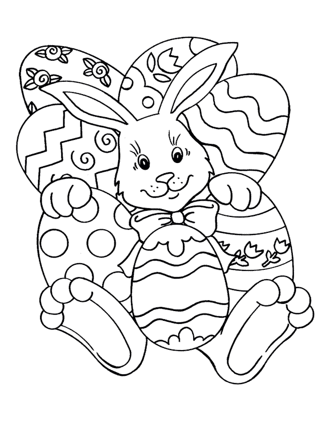 Easter Bunny Coloring pages | easter bunny colouring pages | bunny coloring pages | #10