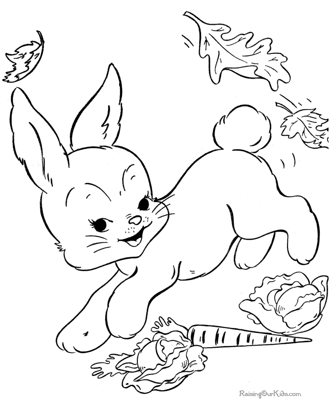 Easter Bunny Coloring pages | easter bunny colouring pages | bunny coloring pages | #12